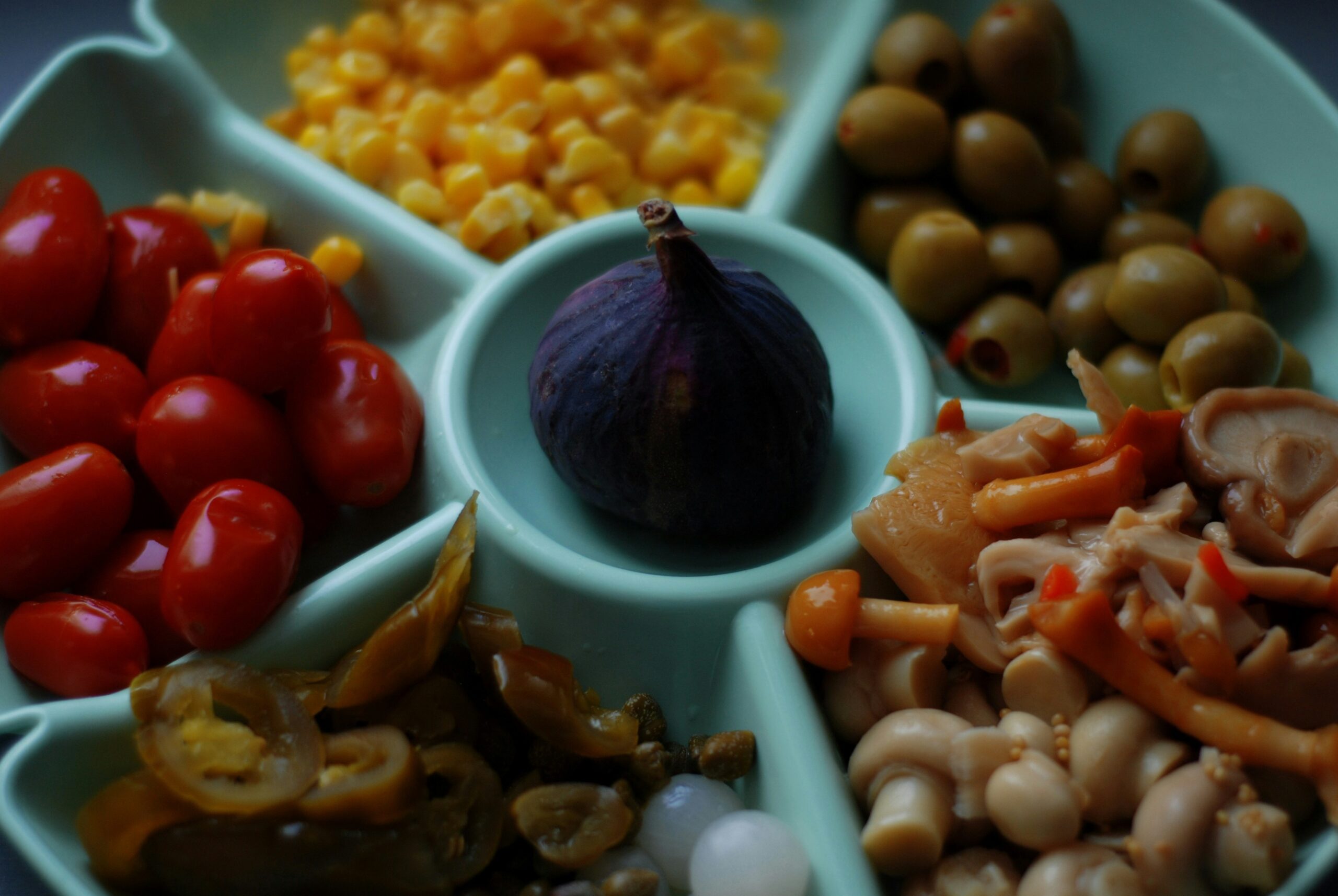 An assortment of colorful, nutritious meals